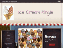 Tablet Screenshot of icecreamking.ie